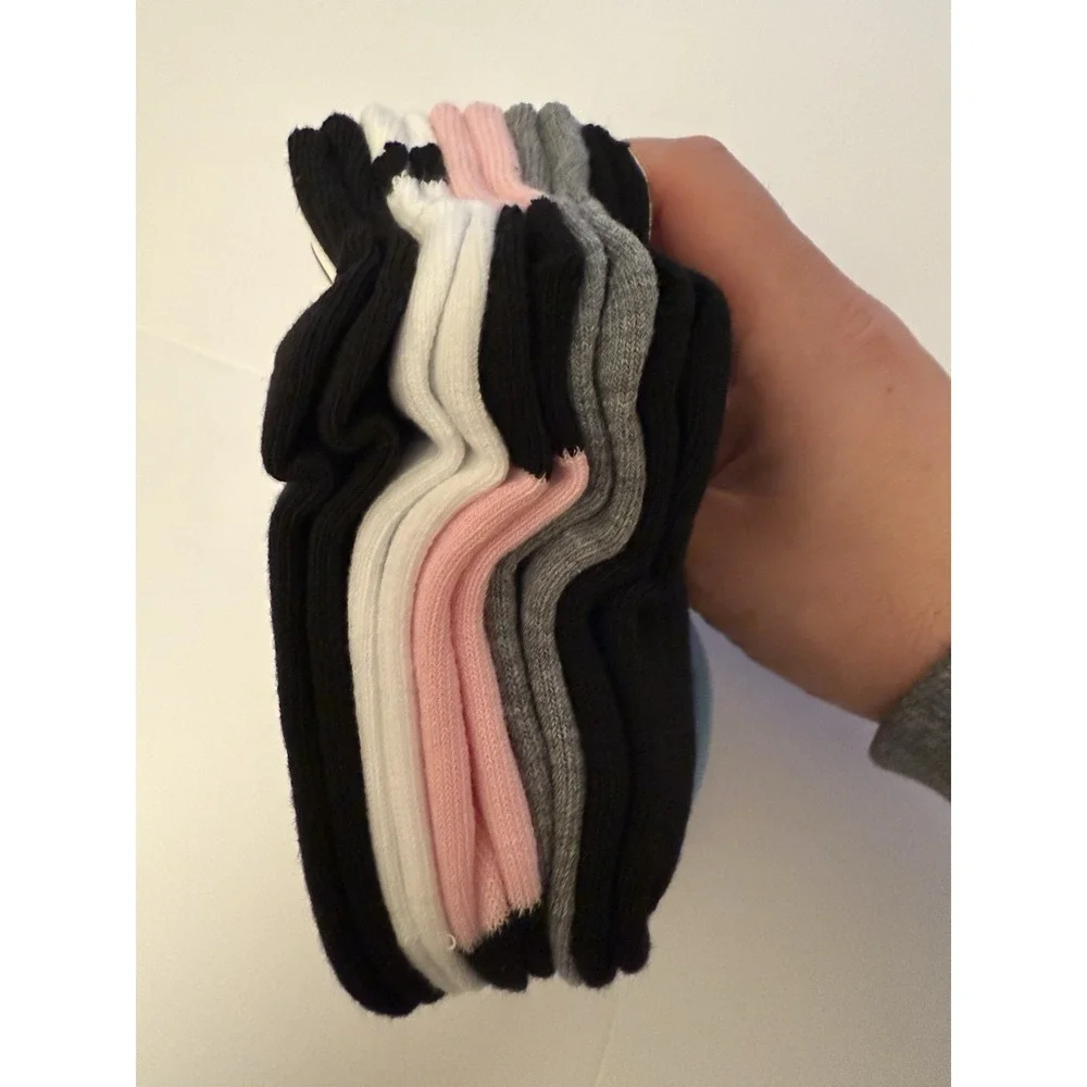 Messi Kids Ankle Socks 10 Pair 4T-5T Soccer Multi Color Pastel School Gift NWT